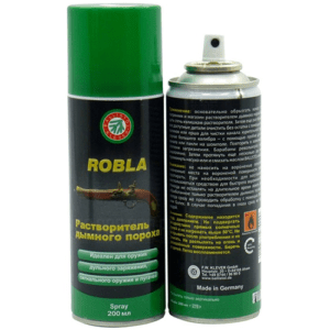 Средство для удаления черного пороха Ballistol Robla Schwarzpulver Solvent spray 200мл