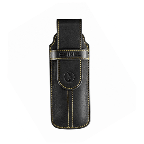 Чехол Opinel Chick black leather