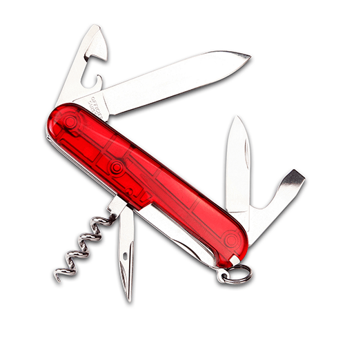 Нож перочинный Victorinox Spartan 91мм 12 функций красный