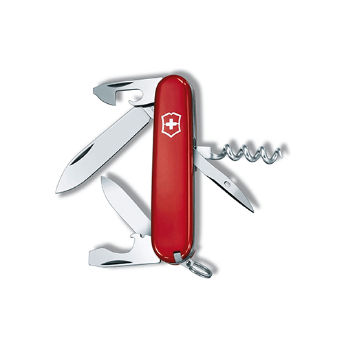 Нож перочинный Victorinox Tourist 84мм 12 функций красный