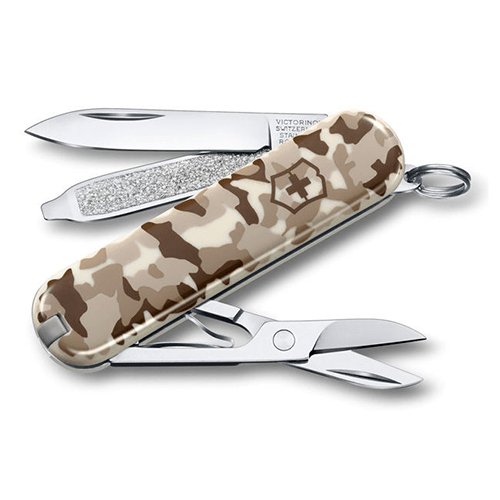 Нож перочинный Victorinox Classic 58мм 7 функций камуфляж Нож перочинный Victorinox Classic 58мм 7 функций камуфляж